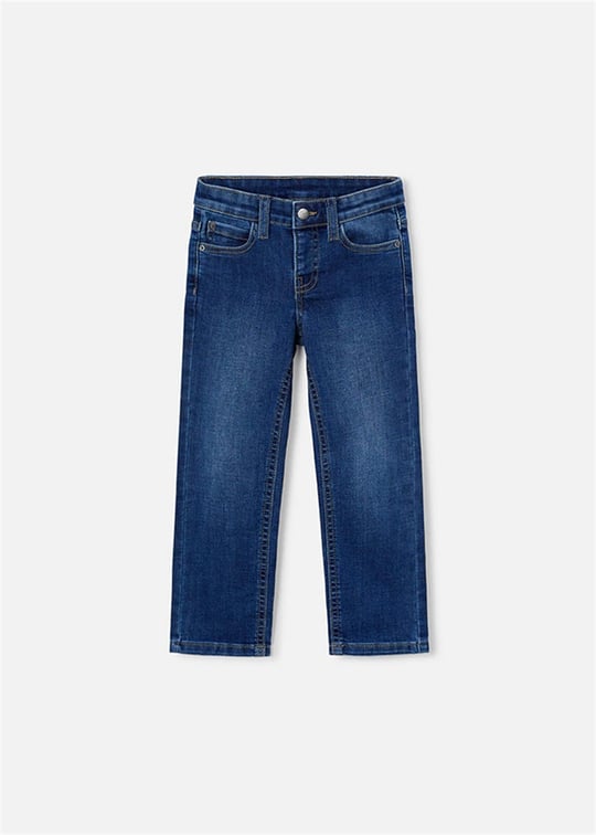 Mayoral Erkek Çocuk Basic Slim Fit Kot Pantolon Lacivert 515