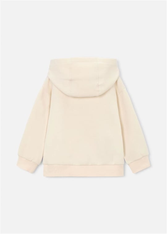 Mayoral Erkek Çocuk Baskılı Kapüşonlu Sweatshirt Krem 3435