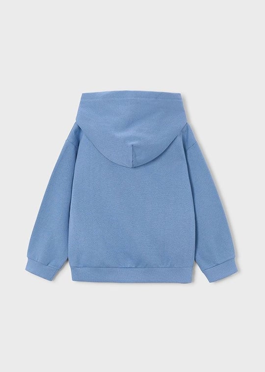 Mayoral Erkek Çocuk Baskılı Kapüşonlu Sweatshirt Mavi 4456