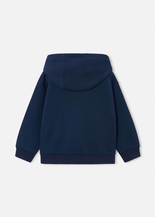 Mayoral Erkek Çocuk Baskılı Kapüşonlu Sweatshirt Lacivert 3435
