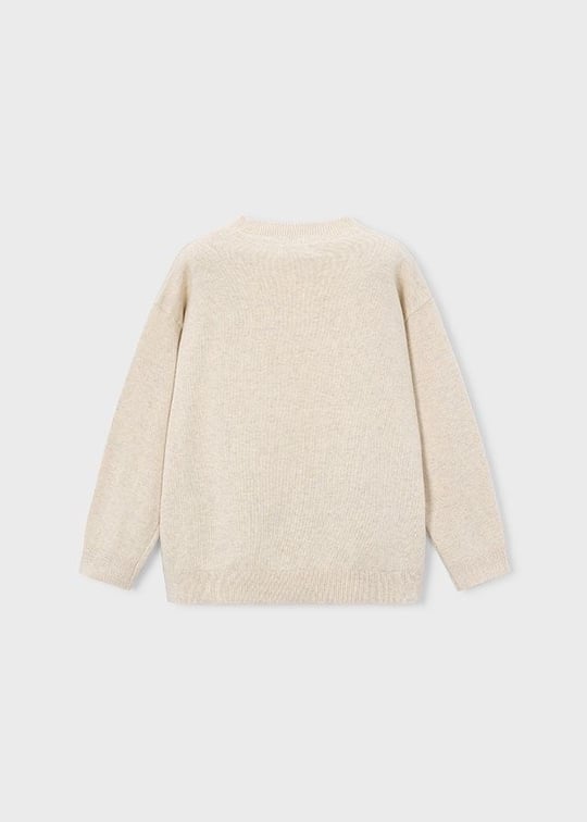 Mayoral Erkek Çocuk Baskılı Sweatshirt Bej 4304
