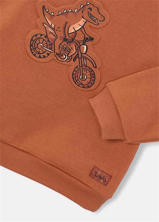 Mayoral Erkek Çocuk Baskılı Sweatshirt Kiremit 4459