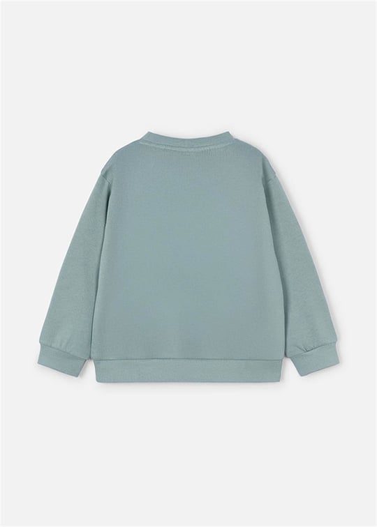 Mayoral Erkek Çocuk Baskılı Sweatshirt Mint 4408