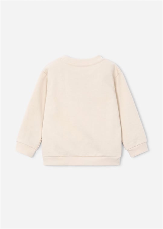 Mayoral Erkek Çocuk Baskılı Sweatshirt Bej 4459