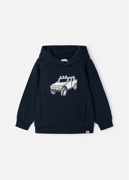 Mayoral Erkek Çocuk Baskılı Sweatshirt Lacivert 4451