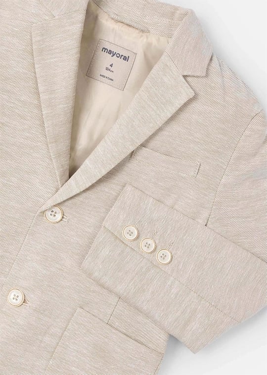 Mayoral Erkek Çocuk Blazer Ceket Bej 3417