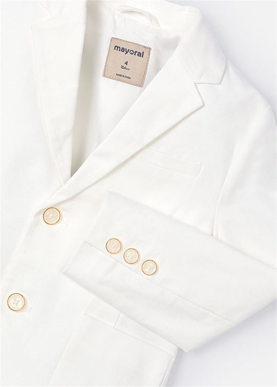Mayoral Erkek Çocuk Blazer Ceket Krem 3417