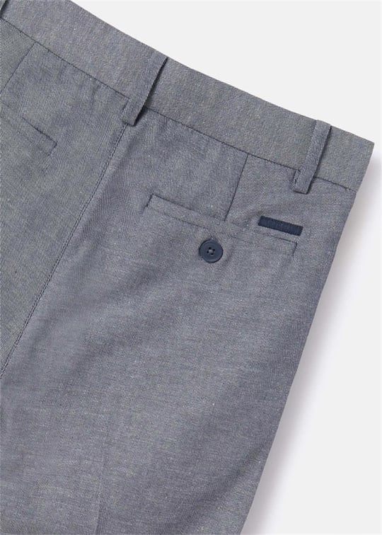 Mayoral Erkek Çocuk Chino Keten Pantolon Gri 6512