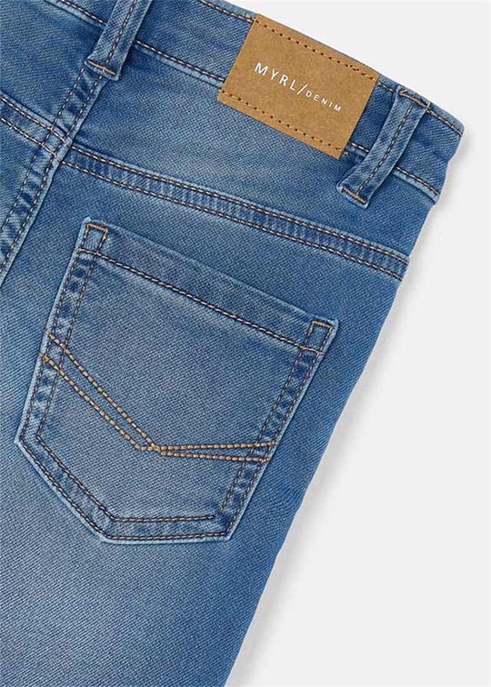 Mayoral Erkek Çocuk Dar Paça Kot Pantolon Mavi 4571