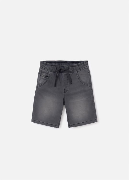 Mayoral Erkek Çocuk Denim Bermuda Kot Şort Koyu Gri 6282 