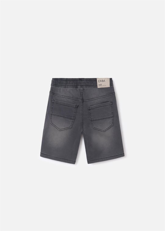 Mayoral Erkek Çocuk Denim Bermuda Kot Şort Koyu Gri 6282 