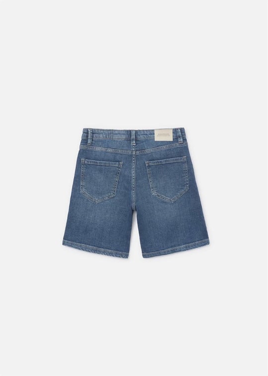 Mayoral Erkek Çocuk Denim Kot Şort Mavi 252