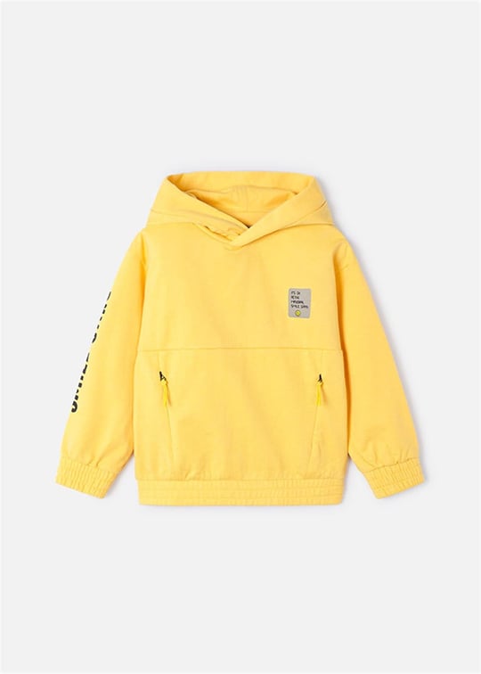 Mayoral Erkek Çocuk Düşük Omuzlu Sweatshirt Sarı 3483