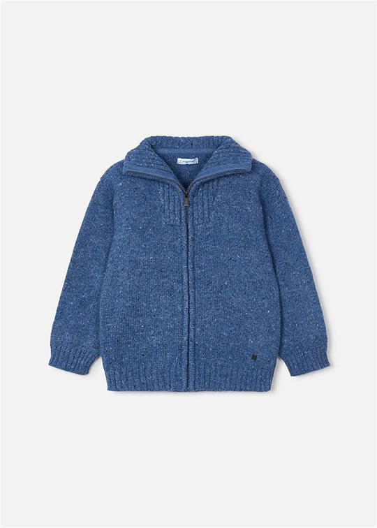 Mayoral Erkek Çocuk Fermuarlı Örgü Hırka Lacivert 4301