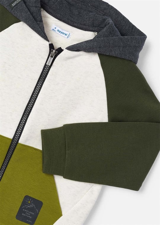 Mayoral Erkek Çocuk Fermuarlı Sweatshirt Yeşil 4476