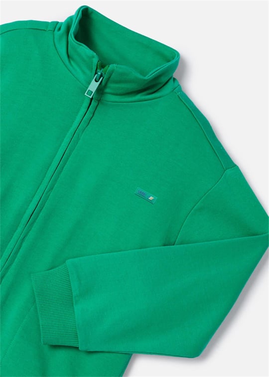Mayoral Erkek Çocuk Fermuarlı Sweatshirt Yeşil 3489