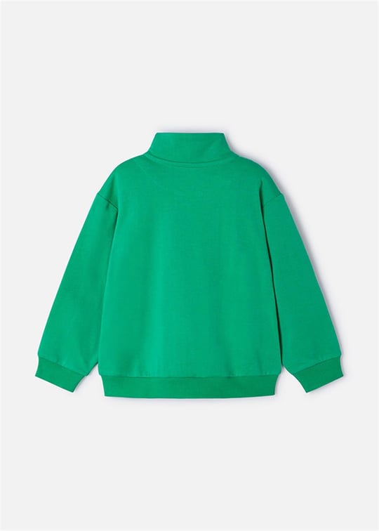 Mayoral Erkek Çocuk Fermuarlı Sweatshirt Yeşil 3489