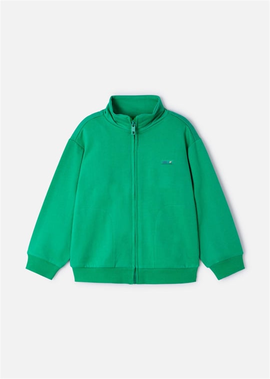 Mayoral Erkek Çocuk Fermuarlı Sweatshirt Yeşil 3489