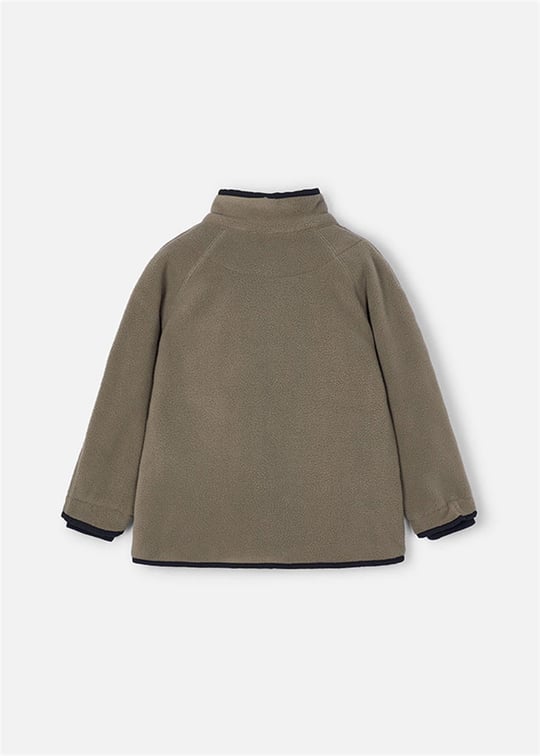 Mayoral Erkek Çocuk Fermuarlı Sweatshirt Vizon 4425