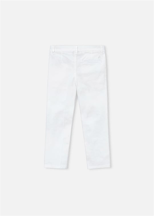 Mayoral Erkek Çocuk Gabardin Pantolon Beyaz 512