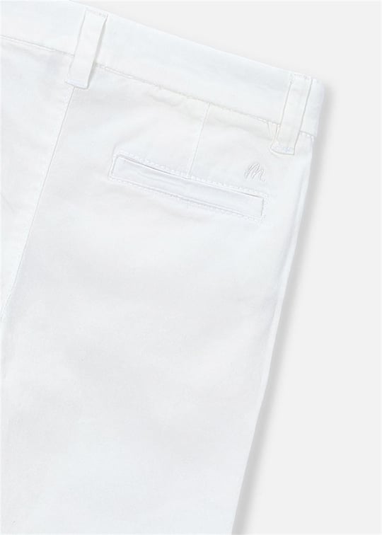 Mayoral Erkek Çocuk Gabardin Pantolon Beyaz 512