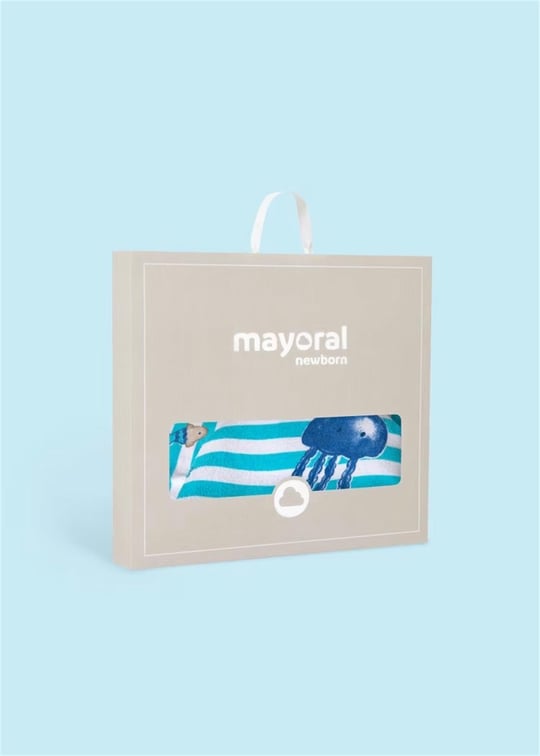 Mayoral Erkek Çocuk Havlu Kapişonlu Mavi 9459