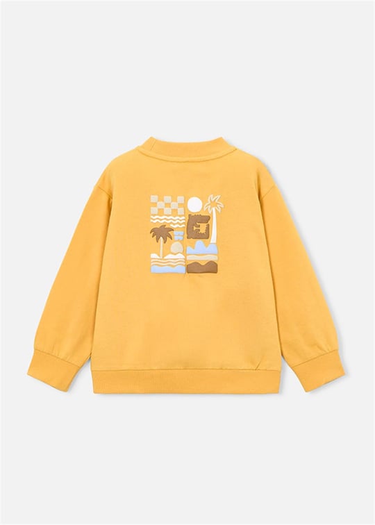 Mayoral Erkek Çocuk Kabartmalı Sweatshirt Hardal 3434