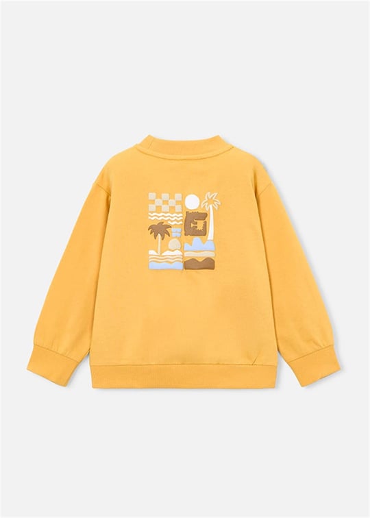 Mayoral Erkek Çocuk Kabartmalı Sweatshirt Hardal 3434