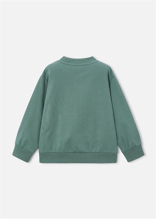 Mayoral Erkek Çocuk Kabartmalı Sweatshirt Yeşil 3434