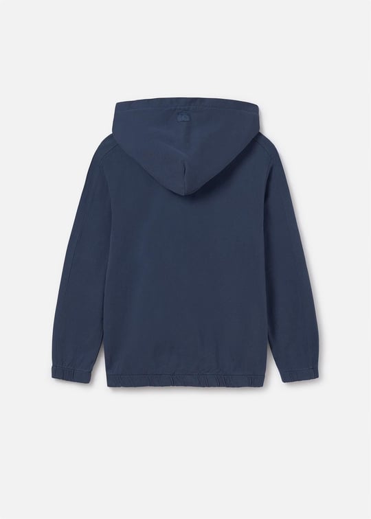 Mayoral Erkek Çocuk Kapüşonlu Fermuarlı Sweatshirt Lacivert 6489