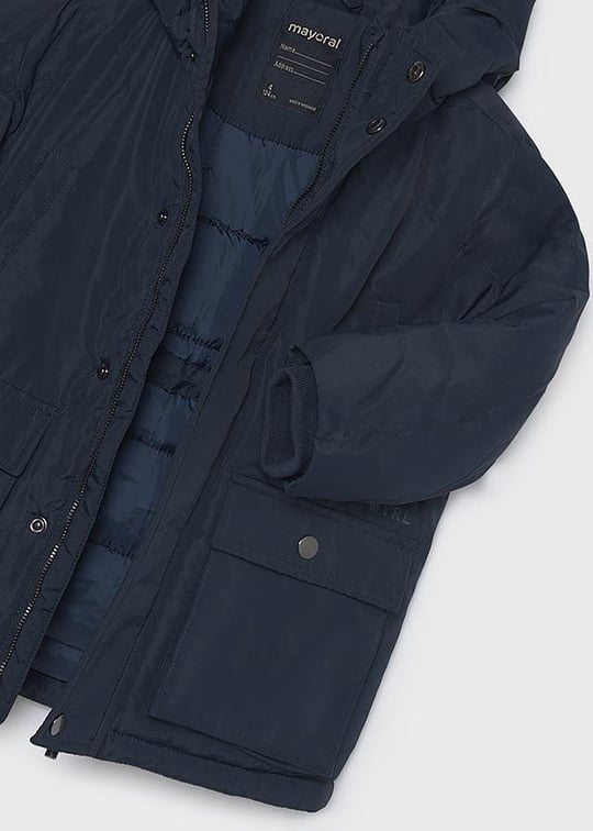 Mayoral Erkek Çocuk Kapüşonlu Parka Lacivert 4471