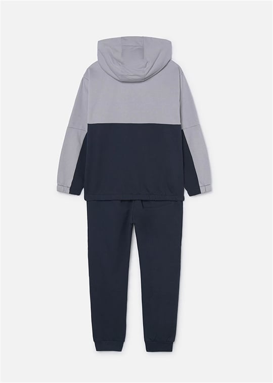 Mayoral Erkek Çocuk Kapüşonlu Sweatshirt Eşofman Takımı Lacivert 7857
