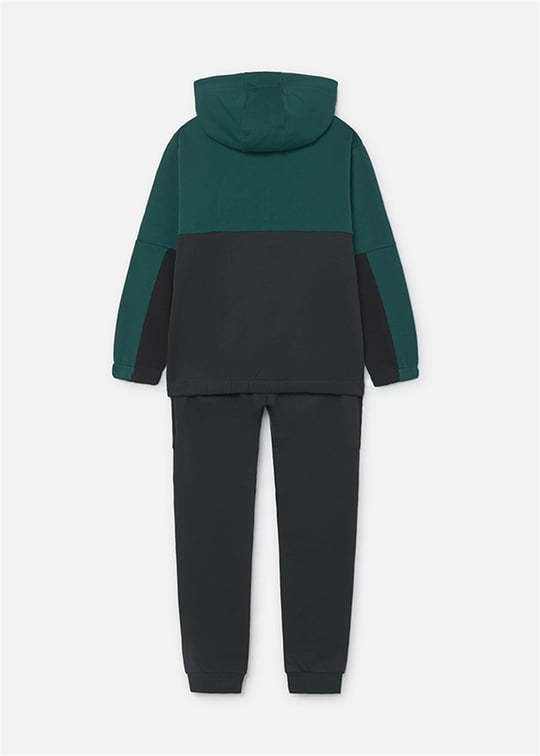 Mayoral Erkek Çocuk Kapüşonlu Sweatshirt Eşofman Takımı Zümrüt 7857