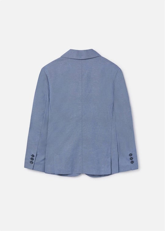 Mayoral Erkek Çocuk Keten Blazer Ceket İndigo 6413