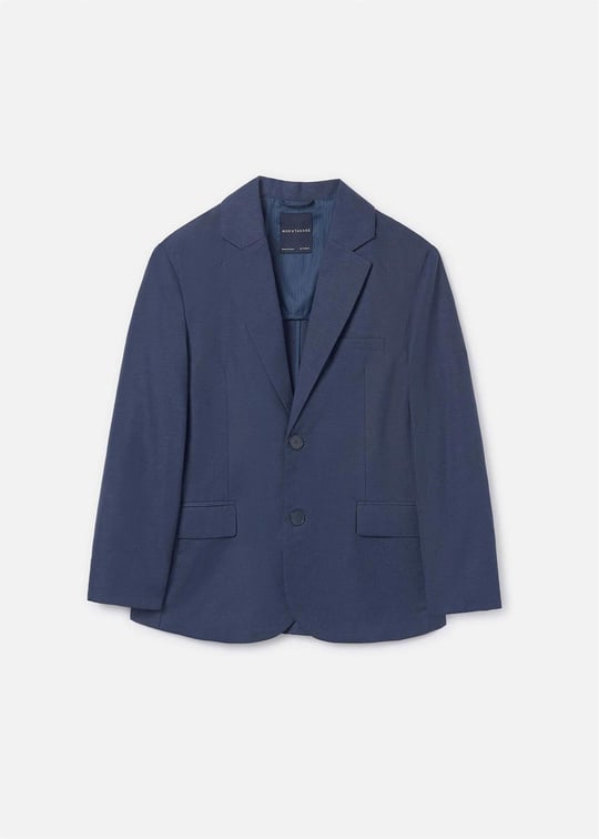 Mayoral Erkek Çocuk Keten Blazer Ceket Lacivert 6413