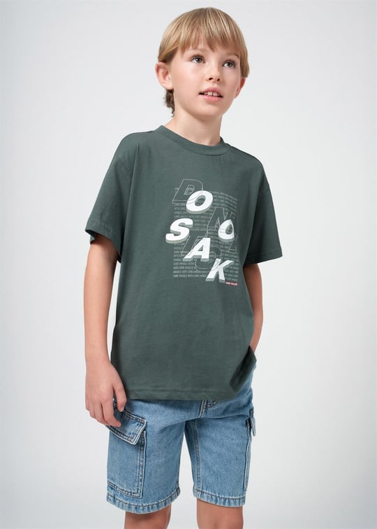 Mayoral Erkek Çocuk Oversize Tişört Haki 6043