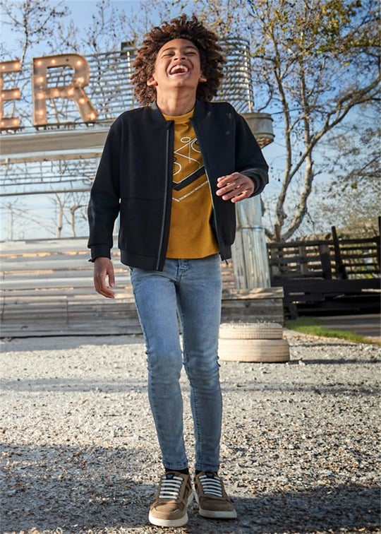 Mayoral Erkek Çocuk Skinny Jean Pantolon Gri/Mavi 7542