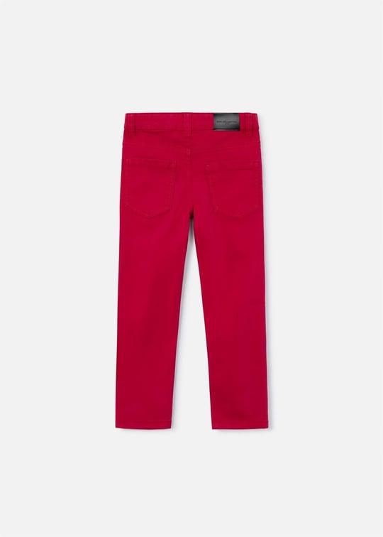 Mayoral Erkek Çocuk Slim Fit Cepli Pantolon Kırmızı 517