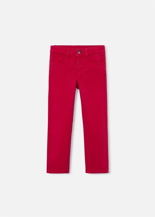 Mayoral Erkek Çocuk Slim Fit Cepli Pantolon Kırmızı 517