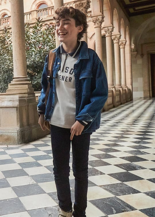 Mayoral Erkek Çocuk Slim Fit Denim Pantolon Lacivert 516