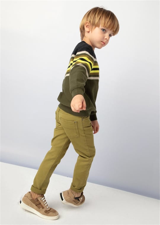 Mayoral Erkek Çocuk Slim Fit Pantolon Yeşil 4539