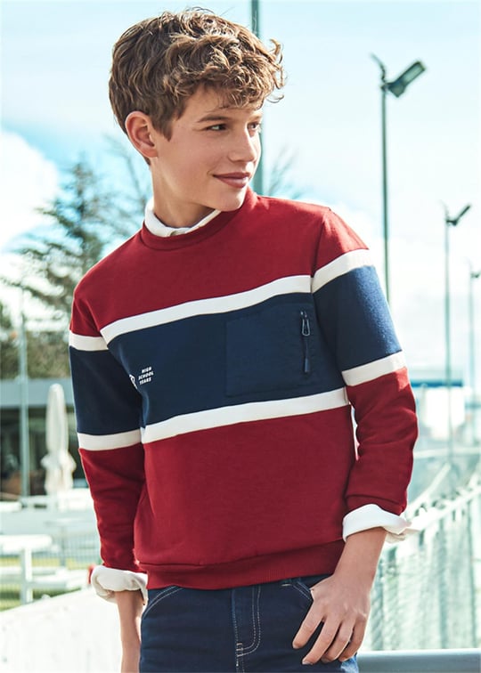 Mayoral Erkek Çocuk Sweat Bordo 7453