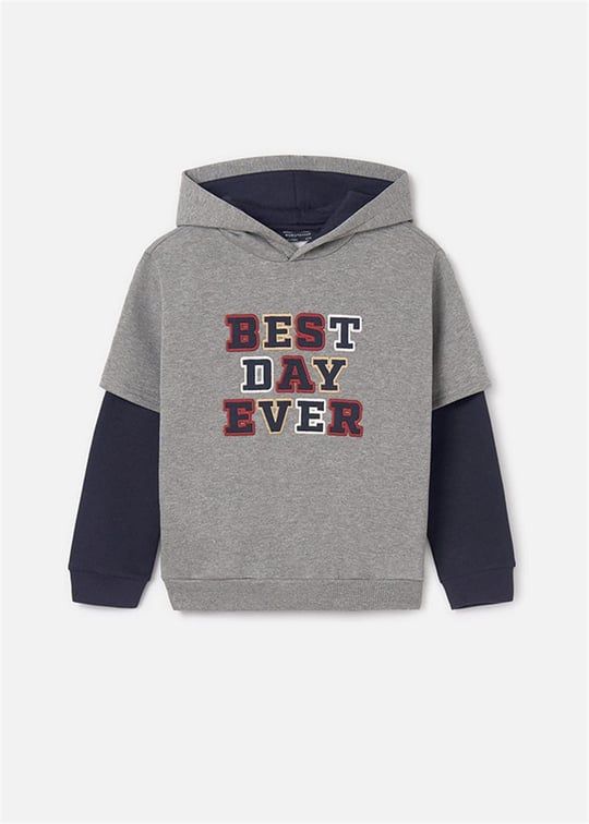 Mayoral Erkek Çocuk Sweatshirt Gri 7444
