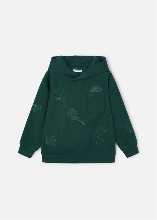 Mayoral Erkek Çocuk Sweatshirt Koyu Yeşil 4450