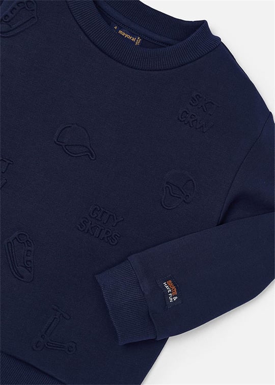 Mayoral Erkek Çocuk Sweatshirt Lacivert 4454