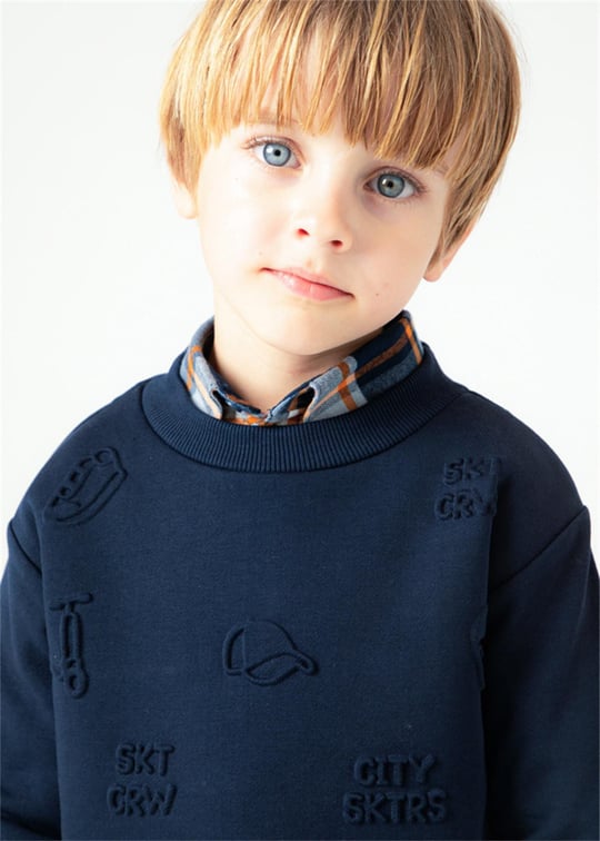 Mayoral Erkek Çocuk Sweatshirt Lacivert 4454