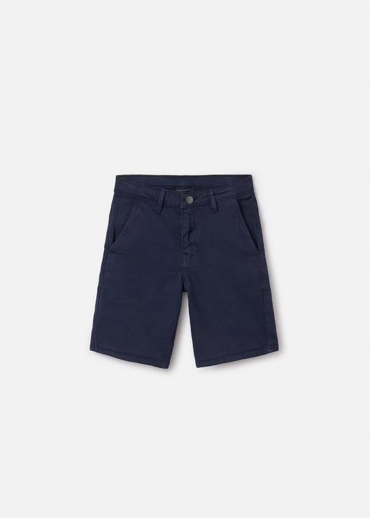 Mayoral Erkek Çocuk Twill Şort Lacivert 6206