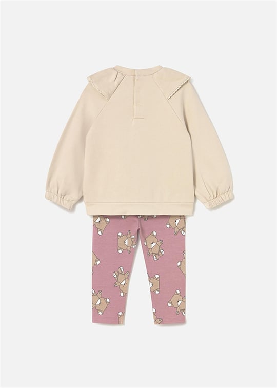 Mayoral Kız Bebek 2'li Sweat Tayt Takım Pembe 2741