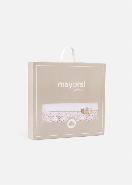 Mayoral Kız Bebek Aplikeli Kundak Pudra 9398