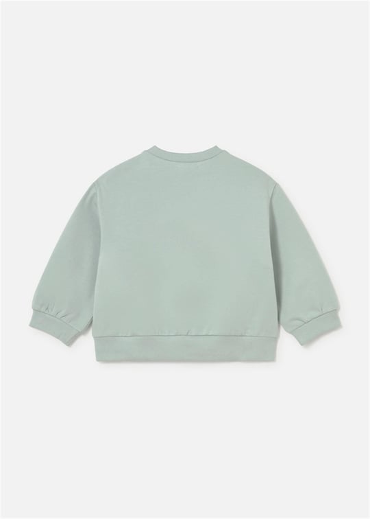 Mayoral Kız Bebek Baskılı Sweatshirt Anason 2433